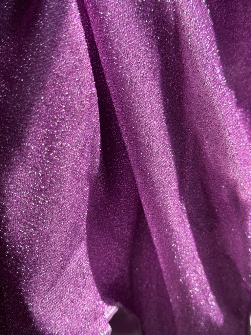 NWT Oseree Lumiere Glitter Purple One-Piece Maillot Swimsuit M - Picture 8 of 13